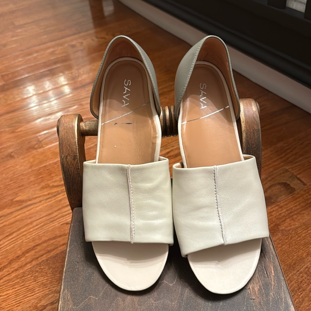 Women's SAVA CALERA Flats in Bone/Grey Size 41